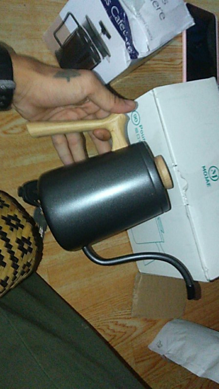 Gooseneck Drip Kettle 600ml | Teko Kopi Stainless Steel - Mja18