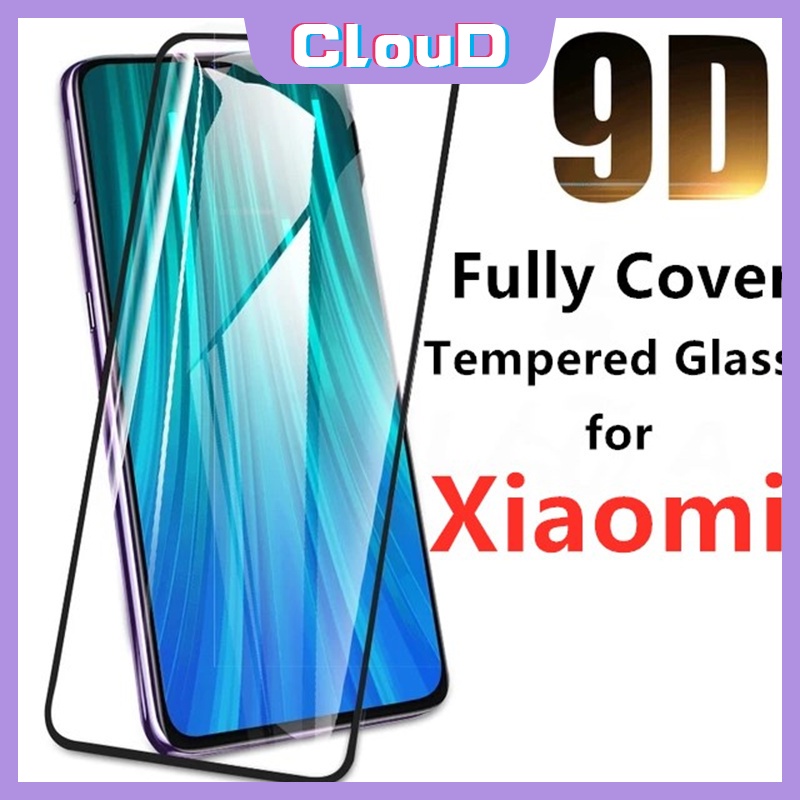 Xiaomi Redmi 12C 10 9D Full Coverage Tempered Glass Pelindung Layar Mi POCO M5 X3 NFC Pro POCO F4 F3 M3 12 12X 11T Redmi A1 9 9T 9A 9C 8 8A Note 10 10pro 10s 11 11pro 8 9 Sepatu 9pro 9s