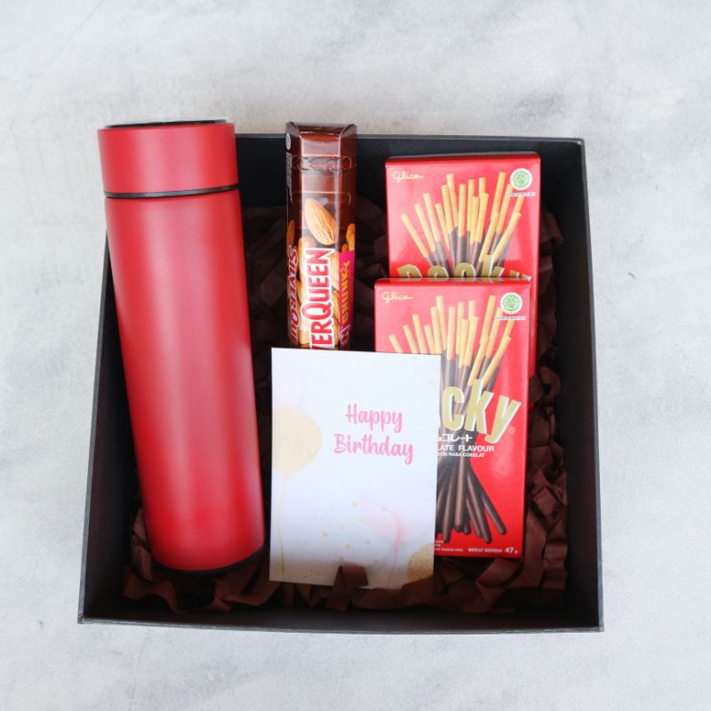 

Hampers /Gift Birthday / Hadiah Ulang tahun / Hadiah Anniversary / Kado ulang tahun PAKET TUMBLER COKLAT
