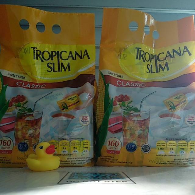 

TROPICANA SLIM CLASSIC ISI 160 SACHET @2,5gram