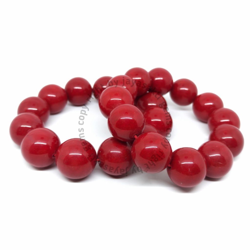 Gelang Batu Red Coral Merah Marjan Dijamin Asli Original dan TerMurah