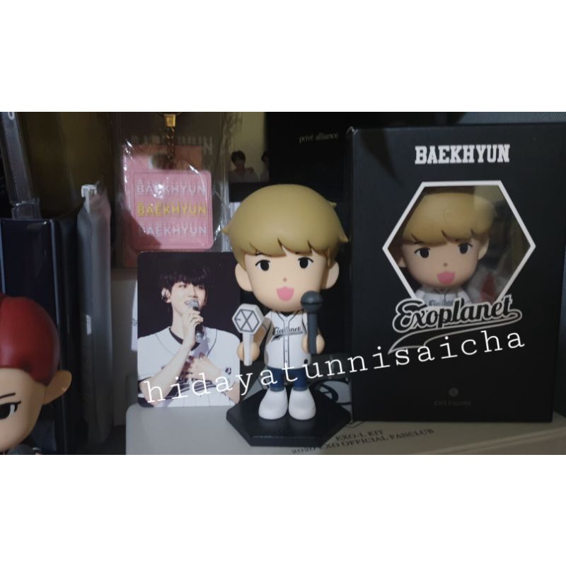 Baekhyun EXO Figure + Photocard Official Baekhyun Figure