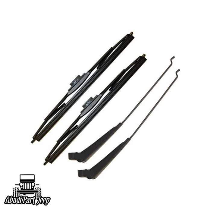 Paket Wiper arm Dan Wiper Blade Jeep CJ7 CJ 7