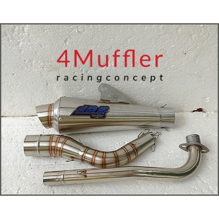 Knalpot Dos Nmax Racing / Knalpot Nmax New / Knalpot Nmax Old / Knalpot Nmax Ngebas Suara Adem