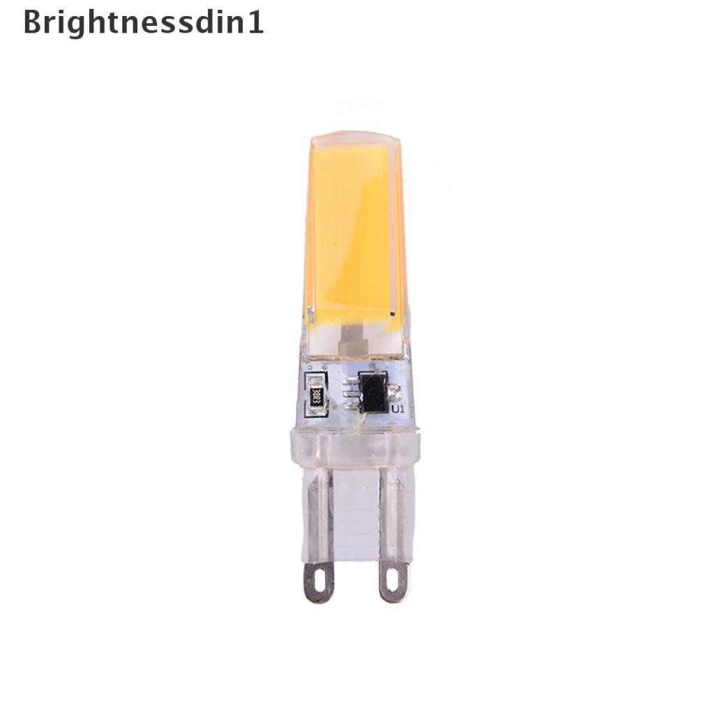 (Brightnessdin1) G4 G9 E14 9w 220v Lampu Bohlam Led Cob Smd Bahan Silikon