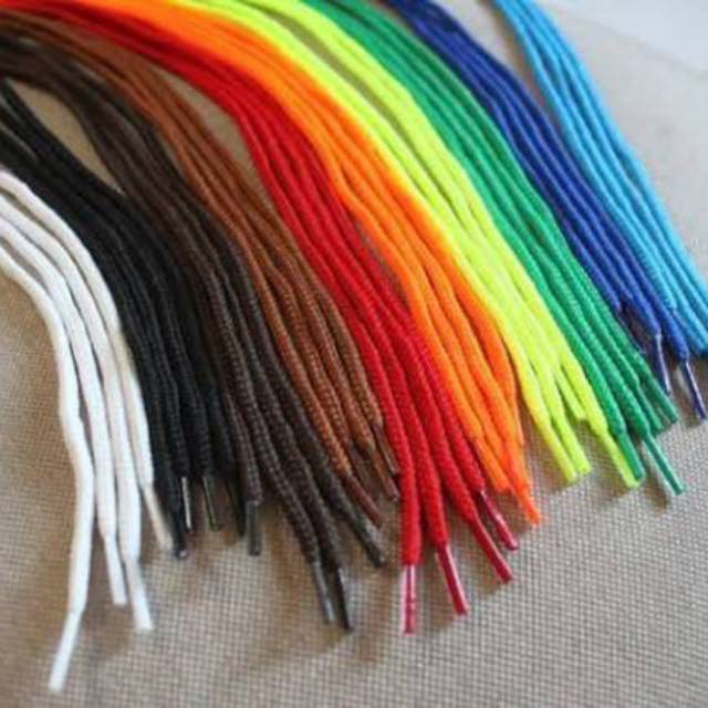 Andien Gallery Tali Sepatu Sekolah Remaja Aksesoris Sepatu Formal Warna Hitam Oval Murah Pengikat Sepatu Sekolah