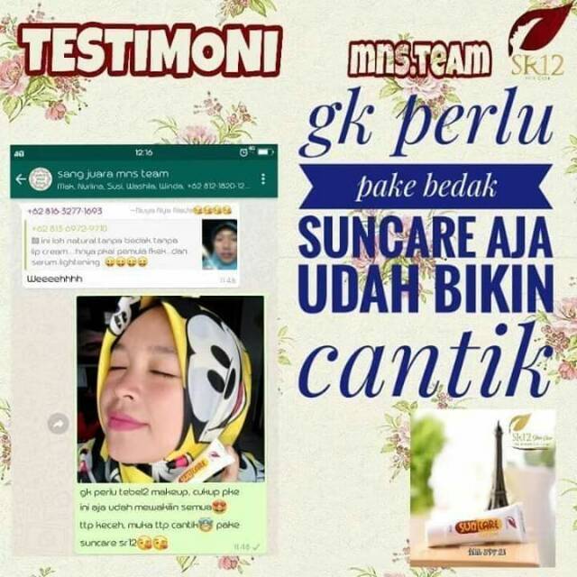 SUNCARE SR12 / SUN CARE SR12 SKINCARE / SUN BLOCK SPF 25++ / ANTI MATAHARI / ANTI KULIT BELANG / SUNBLOK WAJAH