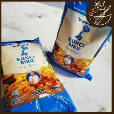 

Tepung Terigu Kunci Biru Premium 1 kg