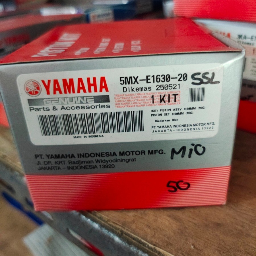 piston ring seher kit mio lama smile sporty ukuran oversize 50 100 ori