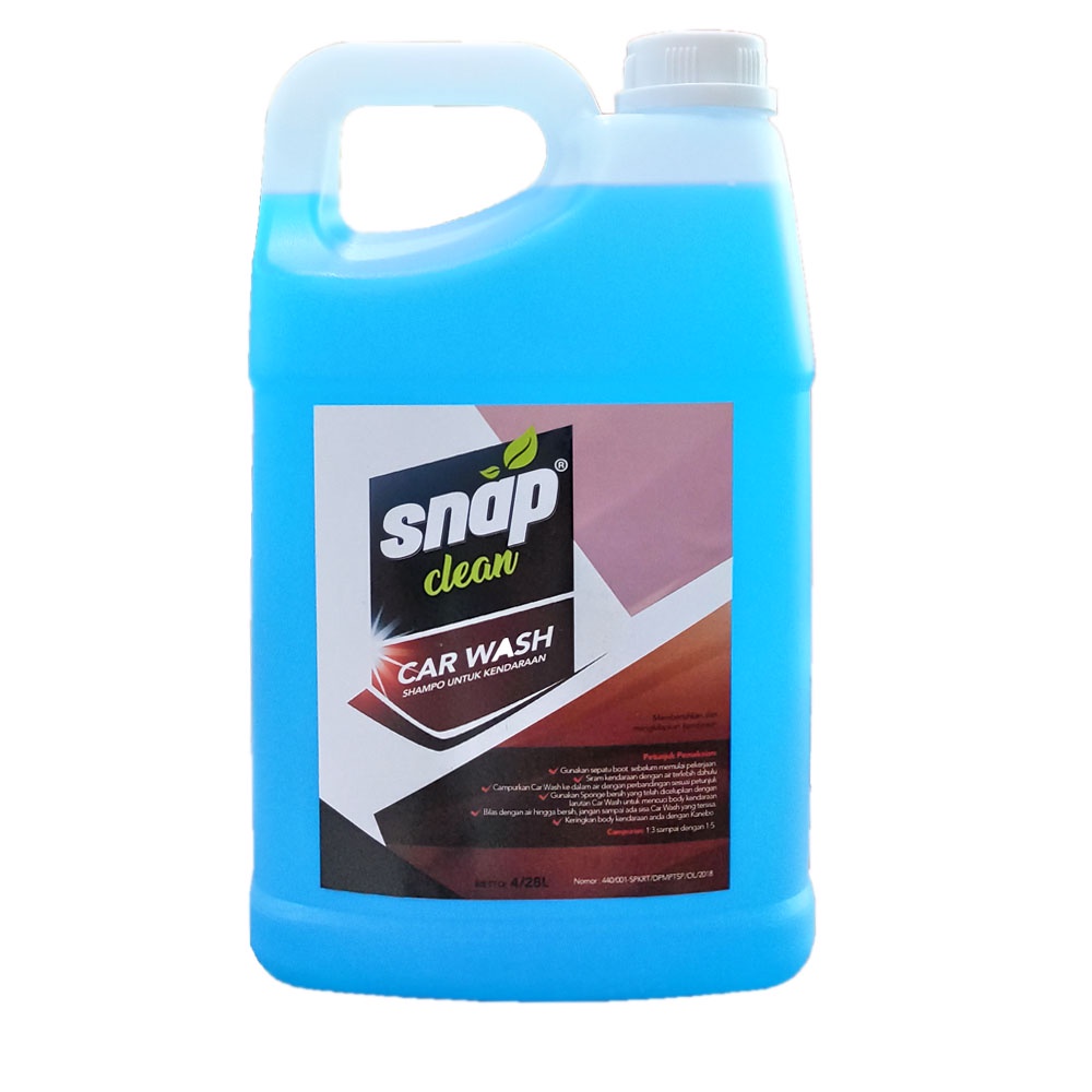 Sabun Cuci Mobil Motor Shampo Snap Clean 4 Liter Instant Sameday