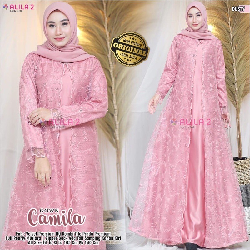 camila gown / camila dress / dress kondangan gamis kondangan
