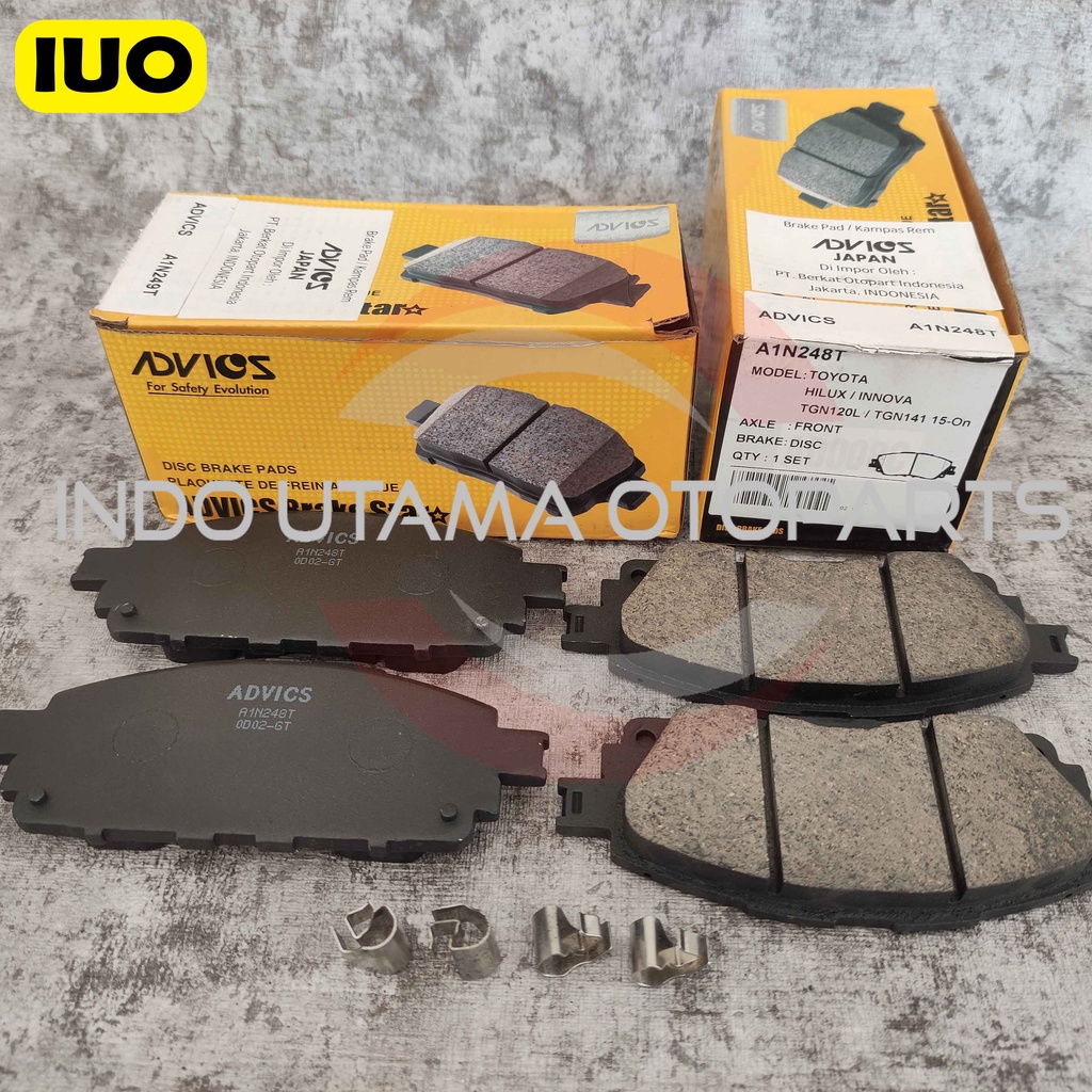 Brake Pad AISIN Innova Reborn Kampas Rem ADVICS A1N248T ORIGINAL