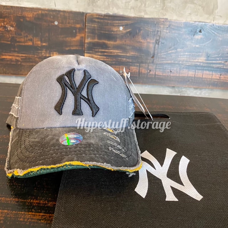 TOPI BASEBALL MLB NY BLACK RIPPED JEANS EXCLUSIVE FULL TAG