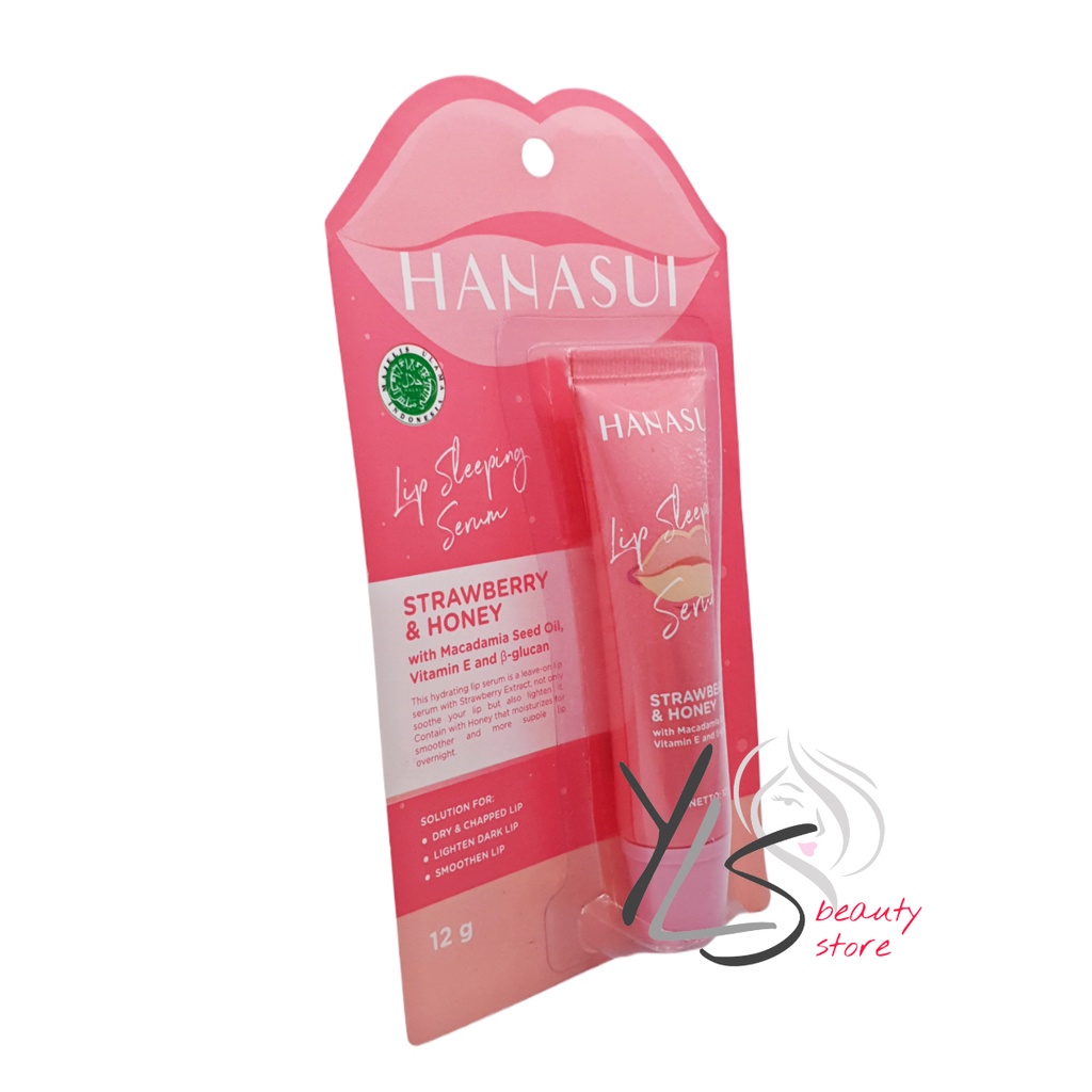 HANASUI LIP SLEEPING SERUM - TERDAFTAR BPOM - LIP SERUM HANASUI