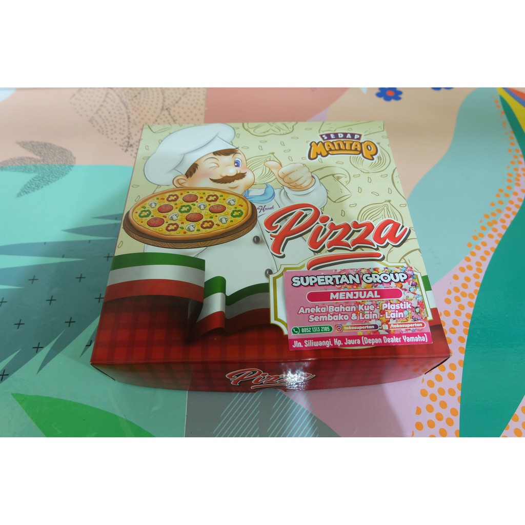 

DUS PIZZA SEDAP MANTAP 20X20 @25 PCS