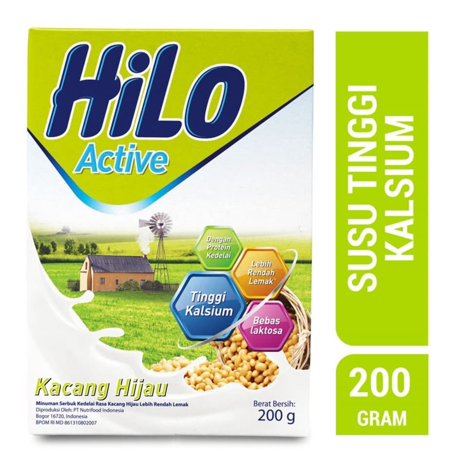 

PROMO HILO ACTIVE KACANG HIJAU 200GR TERMURAH