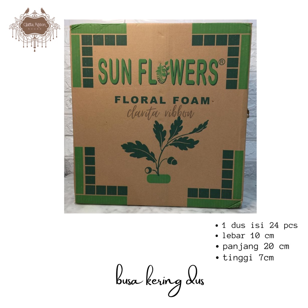 floral foam paket hemat isi 4 pc / busa bunga