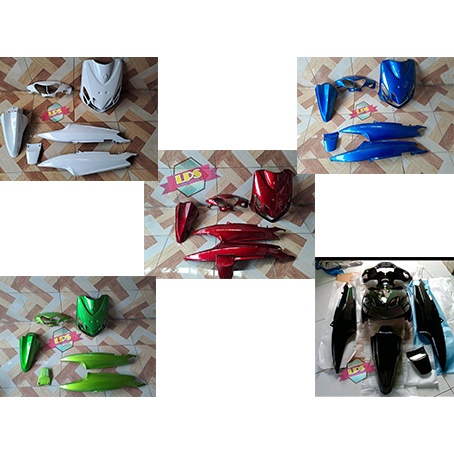 Yamaha Mio Smile Cover Body Halus Full Set, BIRU, MERAH, HIJAU, HITAM, PUTIH TERMURAH