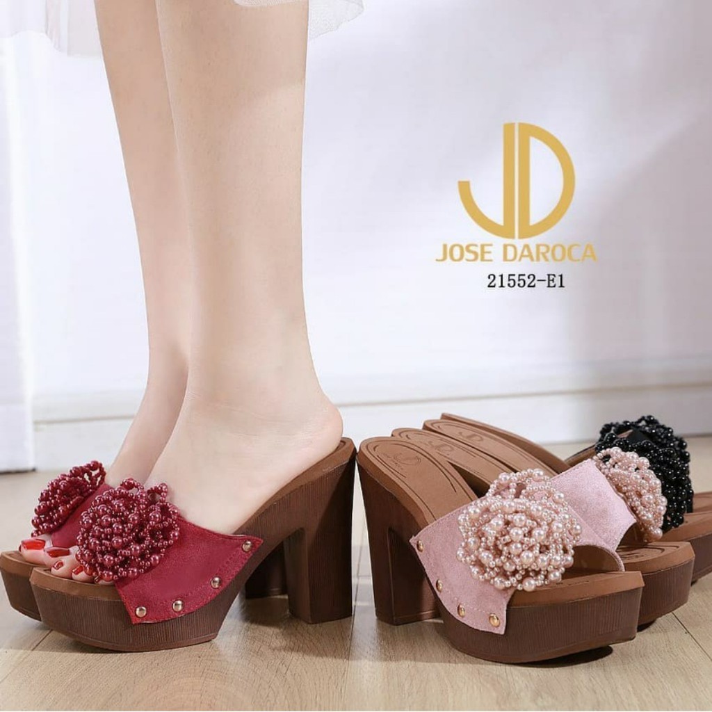 herdian dr 055 bunga sandal heels wanita