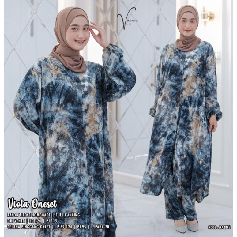 (NEW)SETELAN WANITA OOTD//VIOLA ONE SET BY VENTE