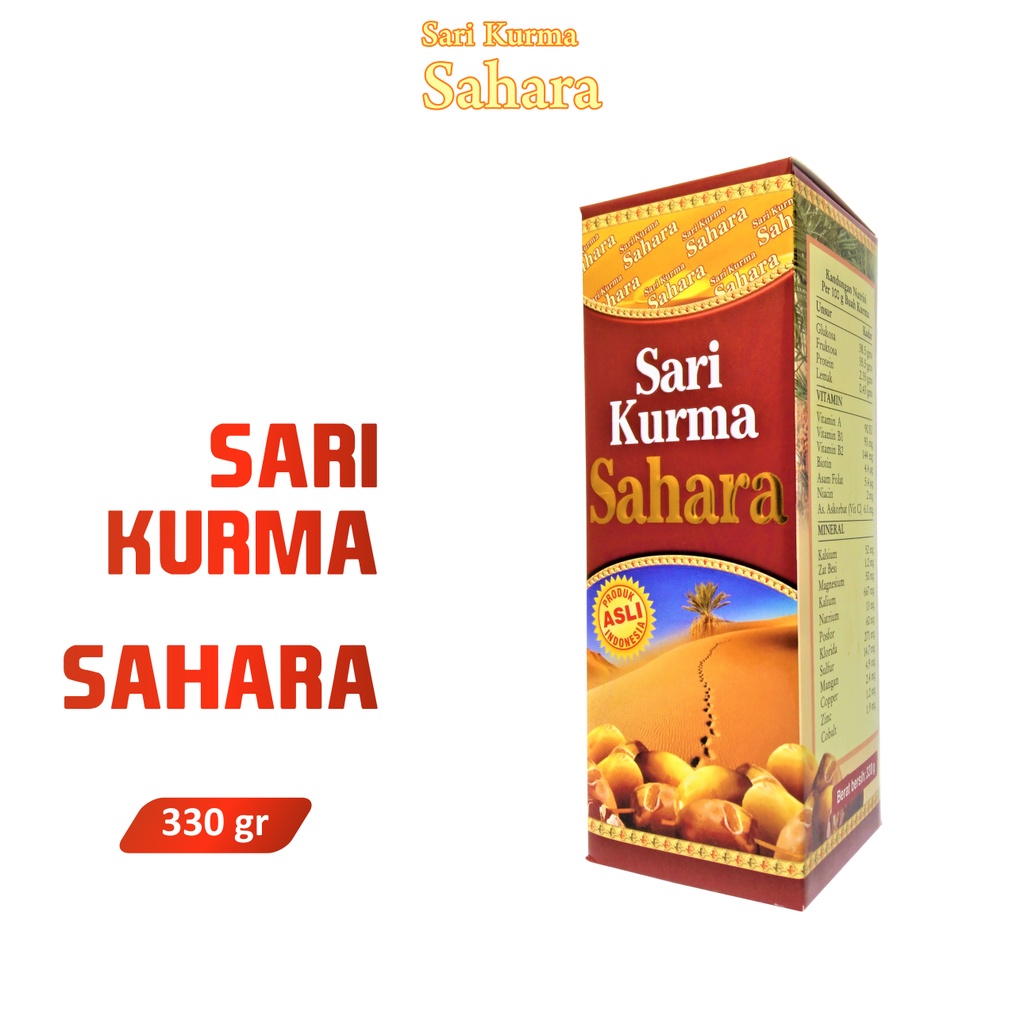 Sari Kurma Sahara Original Asli 330 gram Untuk Menjaga Kesehatan