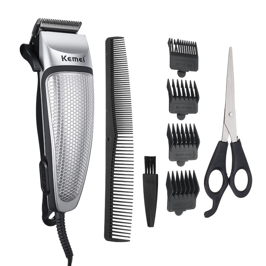 Cukuran Rambut Listrik Hair Clipper Alat Cukur Rambut Kemei KM 4639