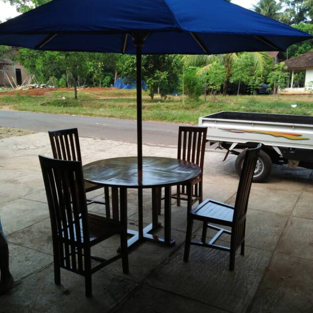 Meja makan, meja payung, tenda meja payung, payung carasol