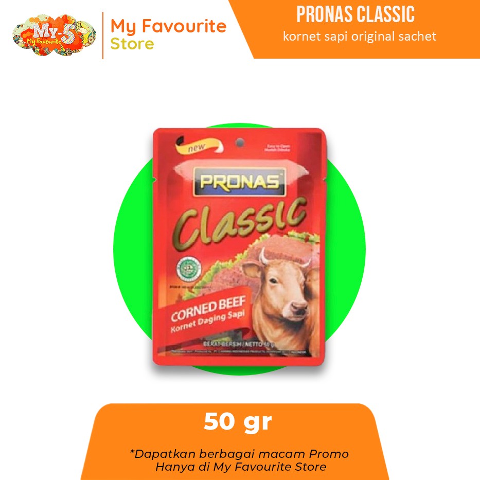 

Pronas Kornet Sapi Original Sachet 50 gr
