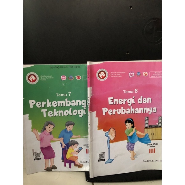 Buku LKS Kelas 3 Tema 6, Tema 7