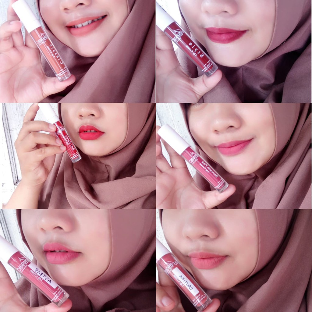Lip cream matte as magic