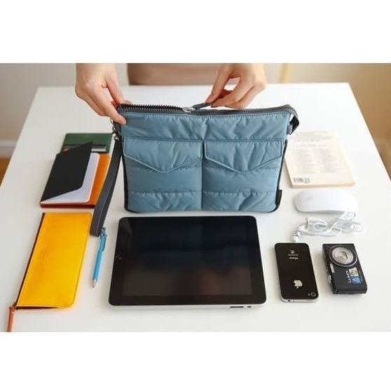 Gadget Pouch Organizer Tas Dompet Tablet HP Ipad Serbaguna