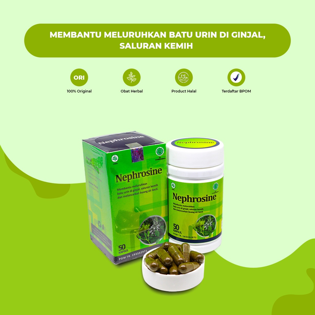 Jual Obat Herbal Solusi Sakit Ginjal NEPHROSINE Shopee Indonesia