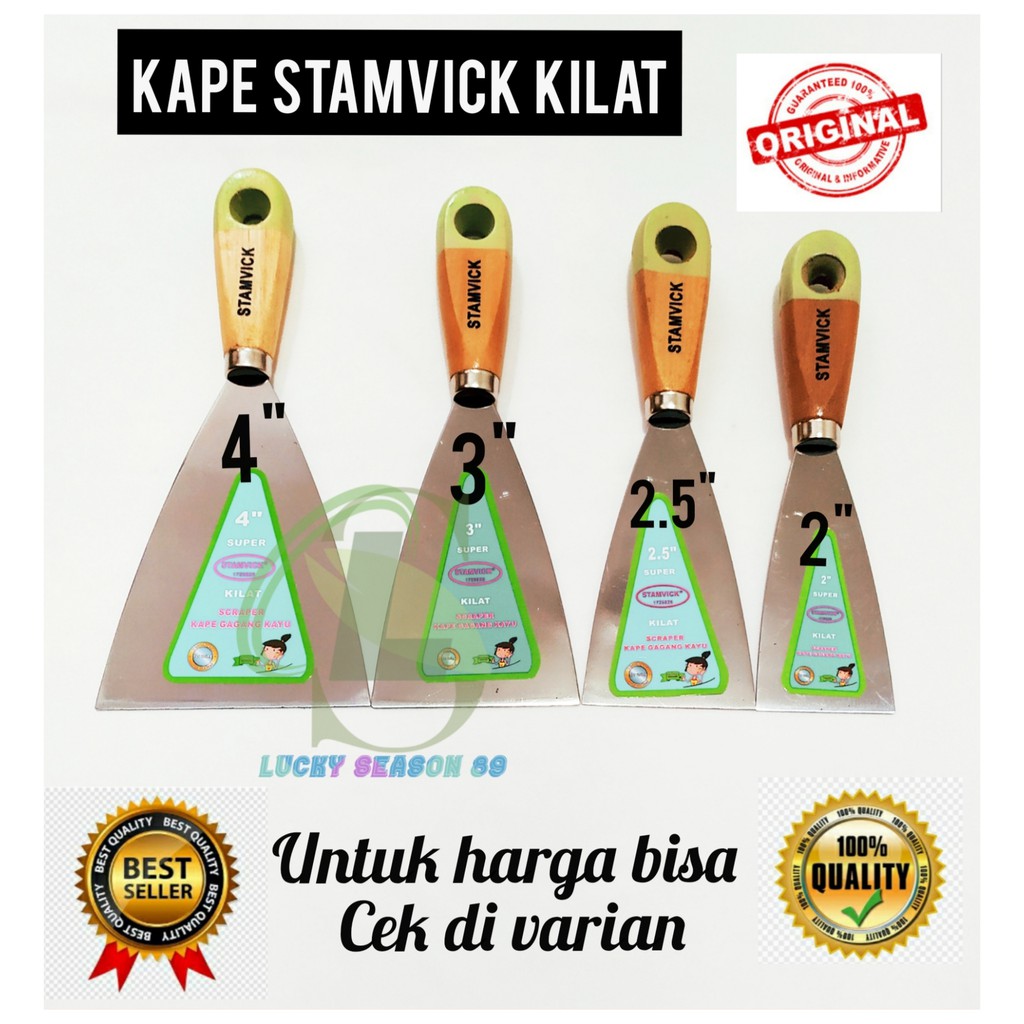 Kape Gagang Kayu Tersedia 4 Uk/Stamvick Kilat/Scrap Murah/Kape Gagang Kayu bagus