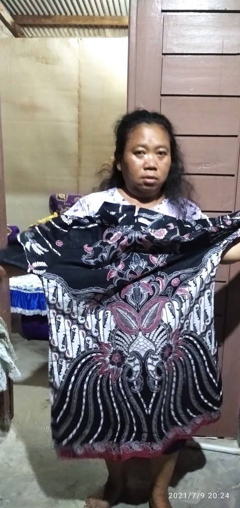 Baju Batik Tunik  Jumbo Size M L Xl Xxl Modern Cantik / Atasan Batik Kerja Kondangan Wanita Terbaru