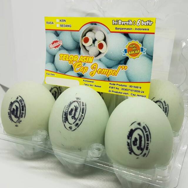 

Telur Asin Pack isi 6 butir