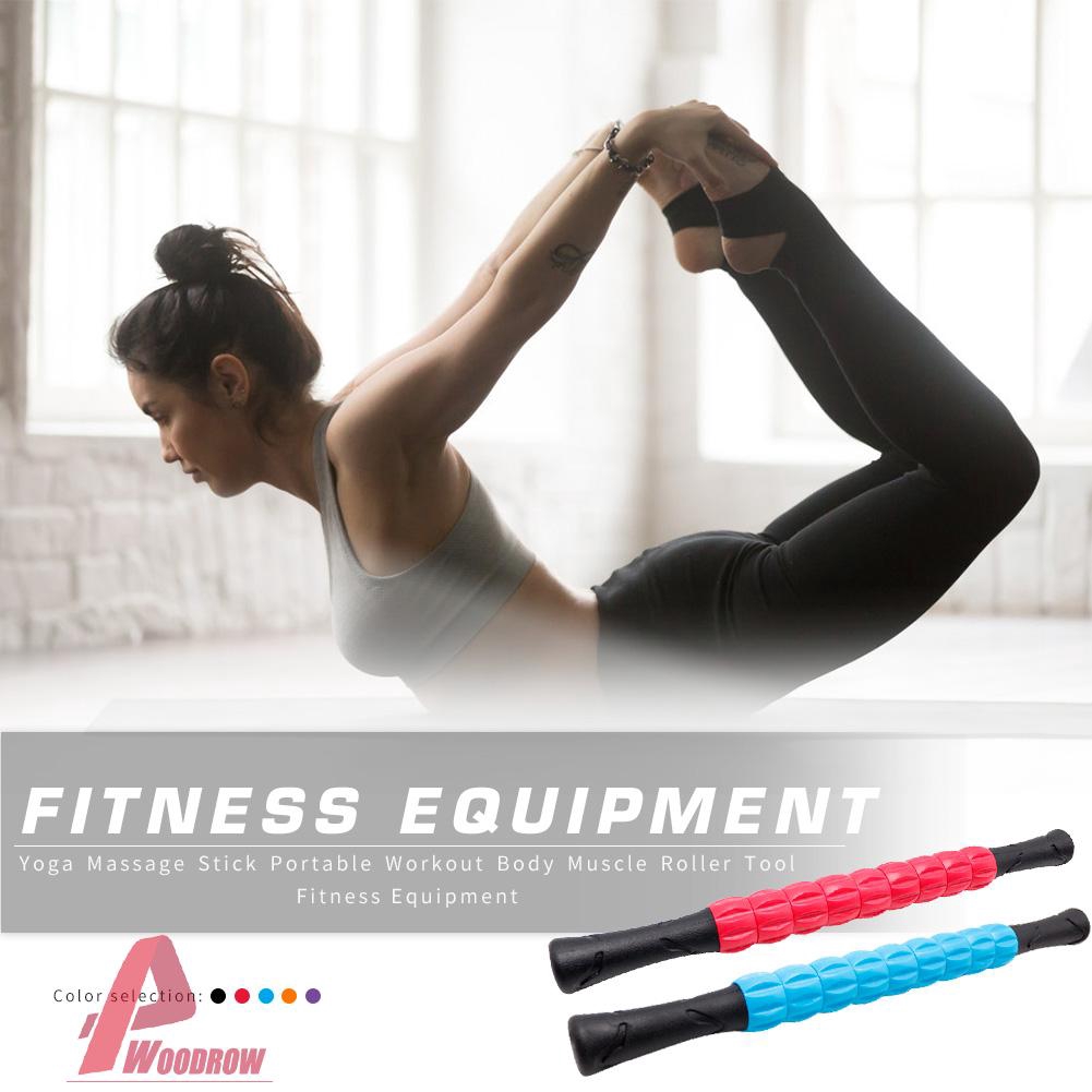 Wodá¦ Yoga Massage Stick Portable Workout Muscle Roller Fitness Equipment Tool Shopee Indonesia