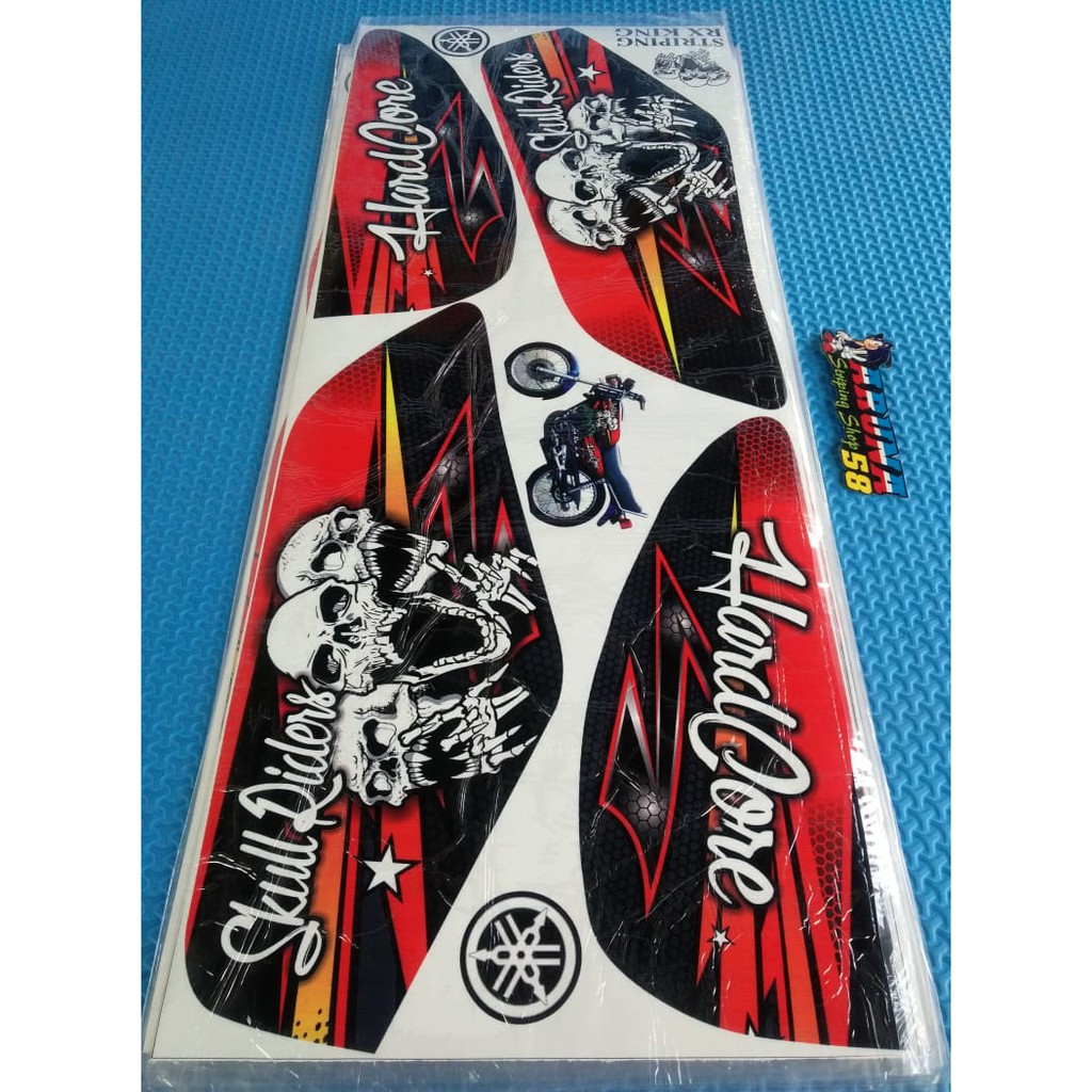 Striping Sticker Lis Variasi Rx King Tengkorak