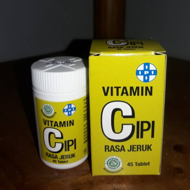 Vitamin C ipi Rasa Jeruk isi 45 tablet