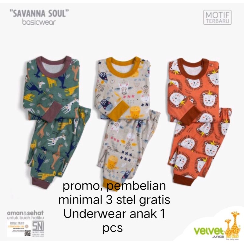 Setelan piyama velvet junior nomor 2 baju bayi velvet pakaian velvet baju bayi murah pakaian bayi la