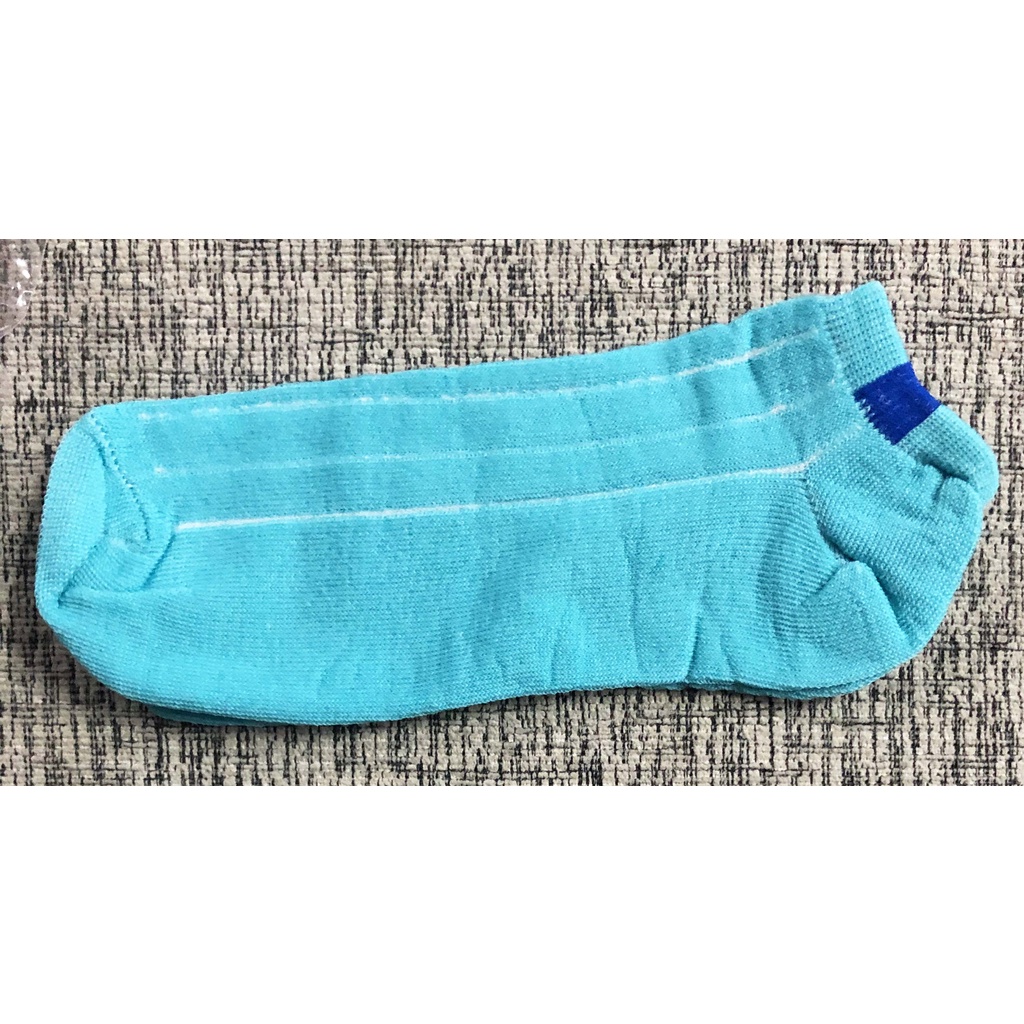 Kaos Kaki Wanita Polos Pendek Aksesoris Sepatu Murah Semata Kaki - LPM Shop-TOSCA STRIP KKI