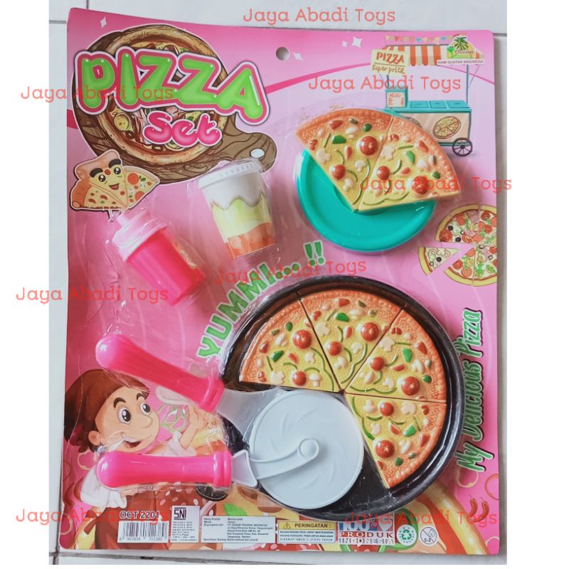 Mainan anak perempuan Pizza potong OCT2500 OCT2201 OCT2423