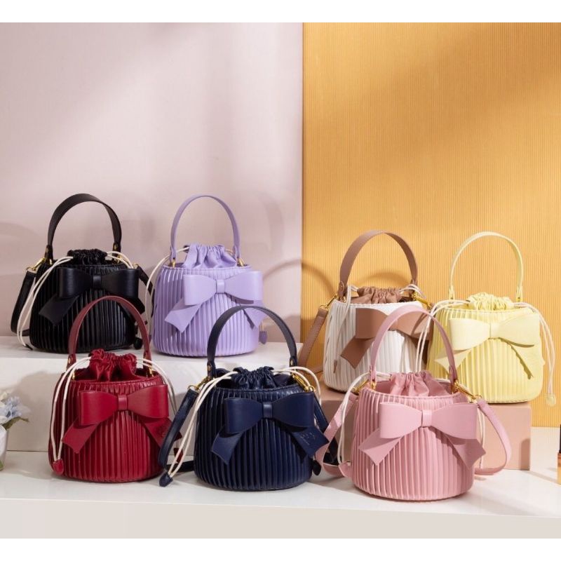 Tas Wanita Jims Honey Vania Bag Party Daily / Tas Selempang Trendi Handbag Pita Tas Serut Slingbag Fashion Terlaris