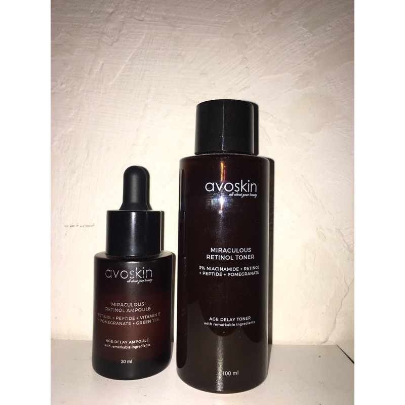 PRELOVED  Avoskin Retinol Toner & Avoskin Retinol Ampoule