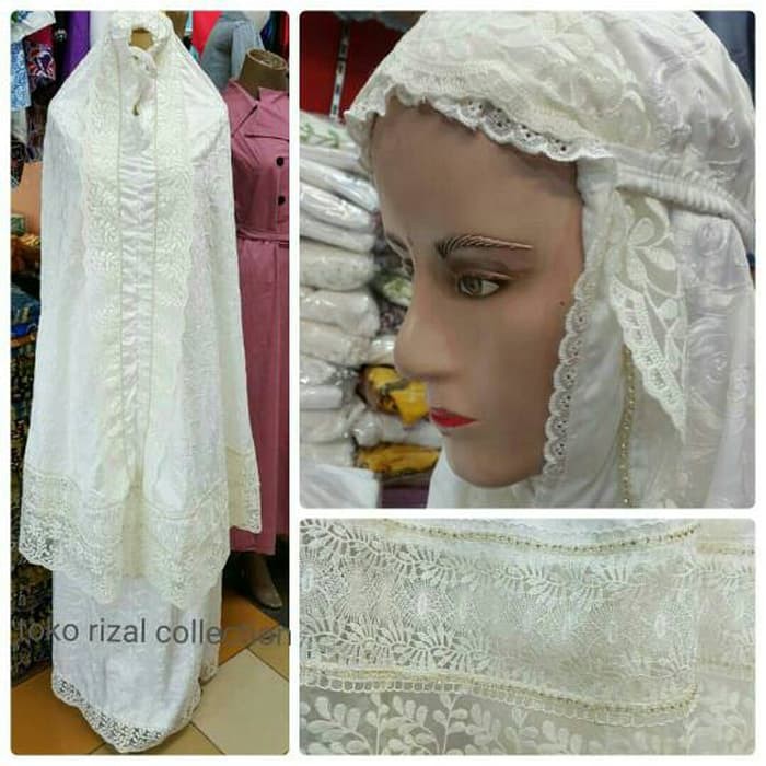 mukena sutra paris organdi KD serowsky terbatas