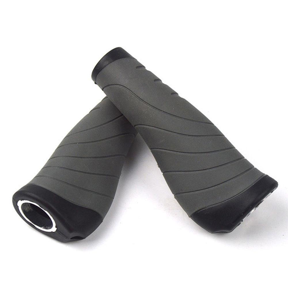 Lanfy Sepeda Grips Non Skid Panjang/Pendek Bersepeda Ergonomis MTB Sepeda Gunung Sepeda Stang Grips