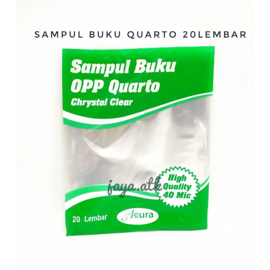 SAMPUL BUKU PLASTIK QUARTO KUARTO SAMPUL BUKU TULIS 20 LEMBAR TANPA LEM