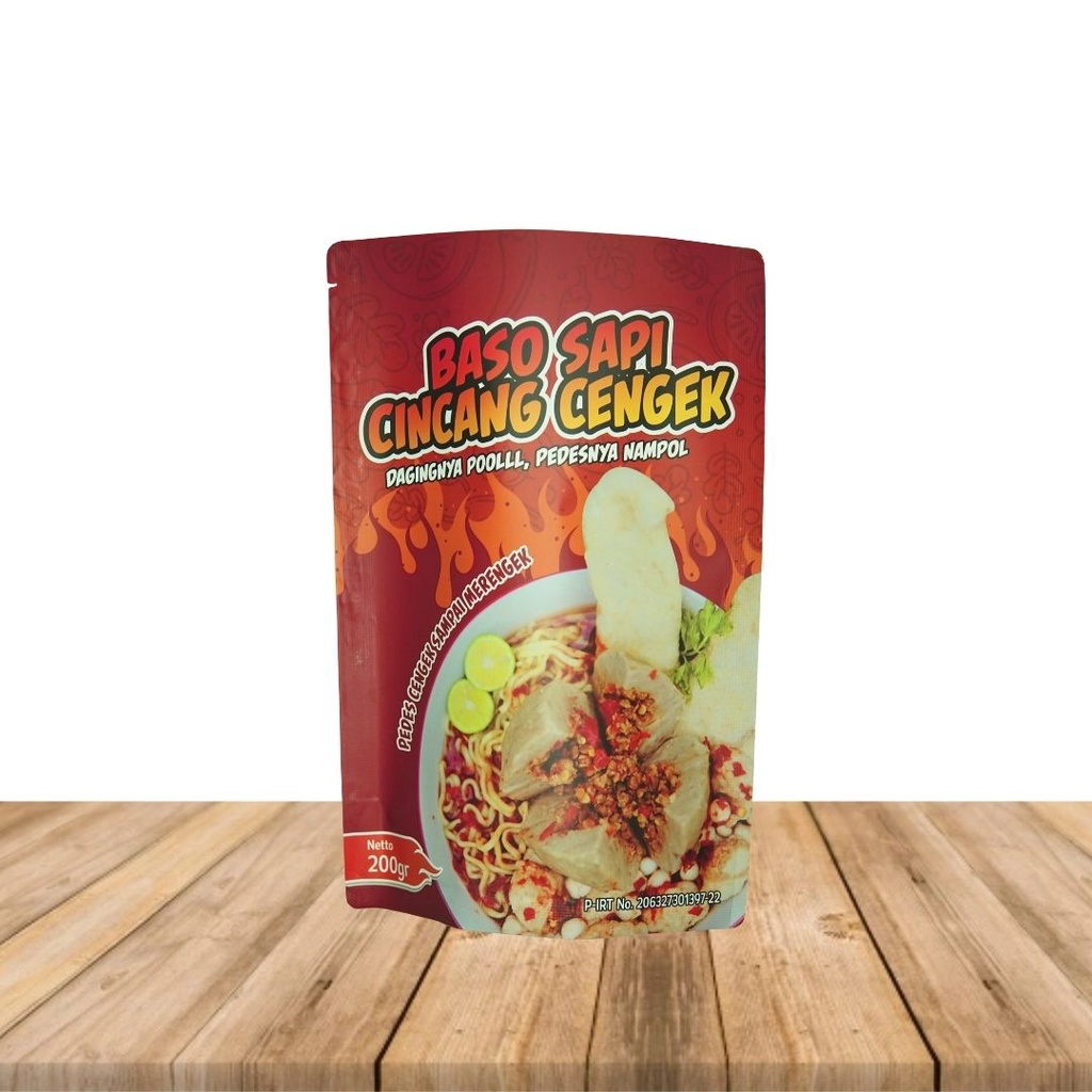 

Baso Sapi Cincang Cengek Nyidam Baso