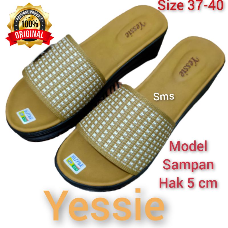 WEDGES/SENDAL PEREMPUAN/SENDAL SAMPAN PEREMPUAN