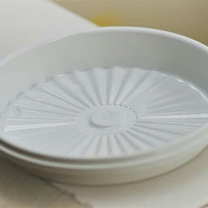 Promo tatakan pot bunga putih ukuran 30cm Murah