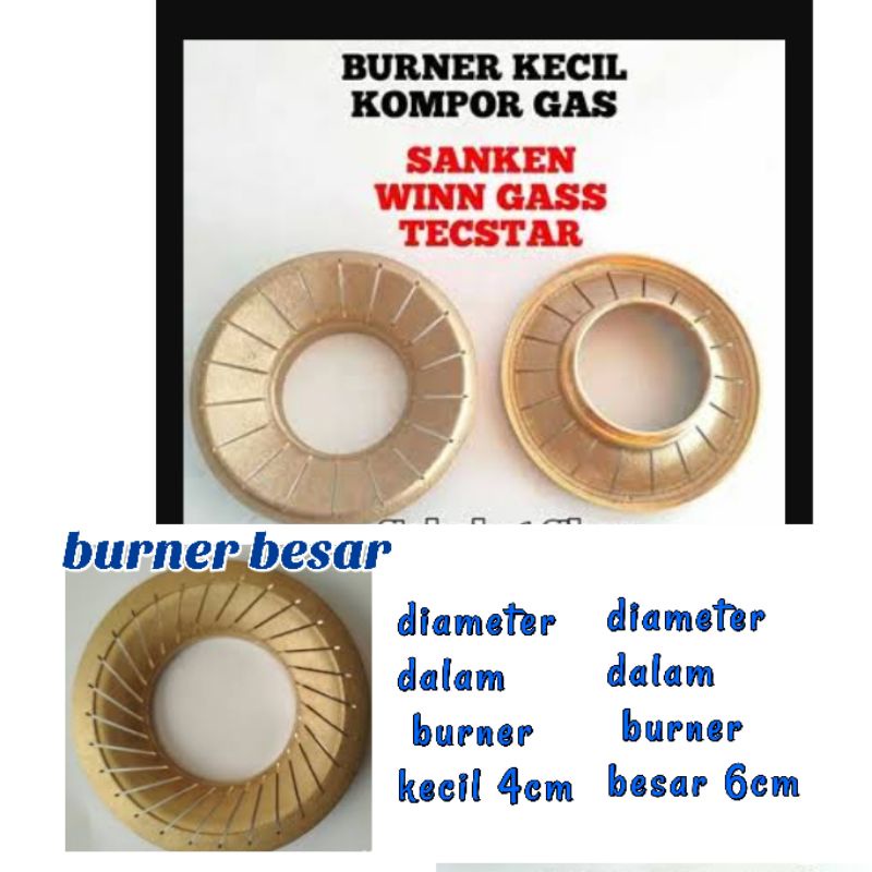 BURNER KOMPOR SANKEN BURNER KOMPOR WINNGAS KUNINGAN KOMPOR SANKEN